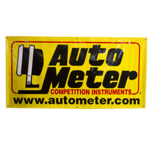 AUTOMETER Competition Instruments 6FT Race Banner, Yellow