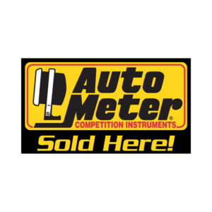 AUTOMETER Window Cling, Store Front (8"X4.5"), 'AUTOMETER Sold Here'