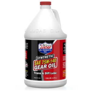 LUCAS Synthetic Gear Oil SAE 75W140 1 Gallon 3.785L