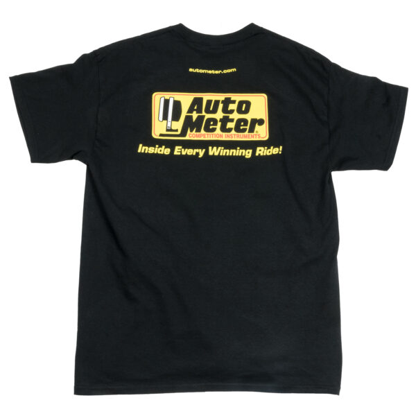 AUTOMETER T-Shirt, Adult Medium, Black, 'Competition Instruments' - Image 4