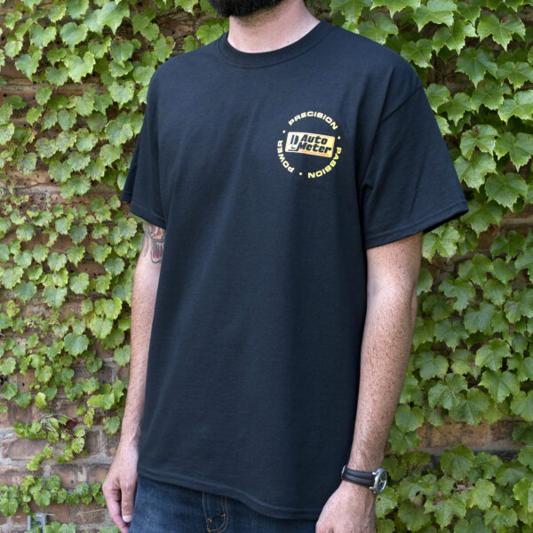 AUTOMETER T-Shirt, Adult Medium, Black, 'Competition Instruments'