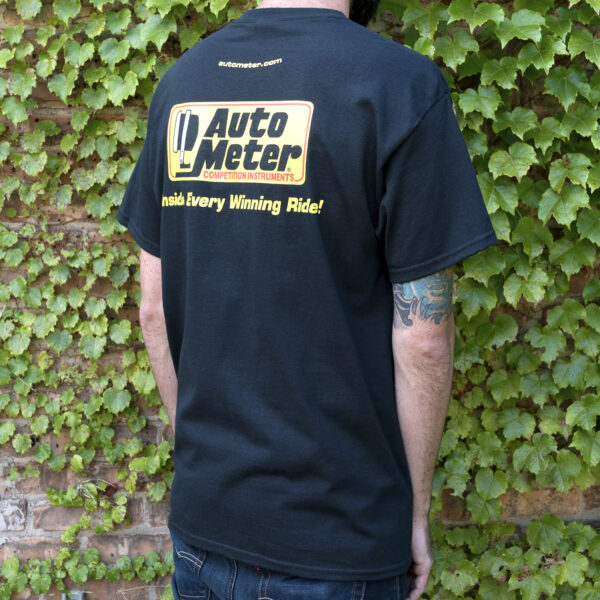 AUTOMETER T-Shirt, Adult Medium, Black, 'Competition Instruments' - Image 2