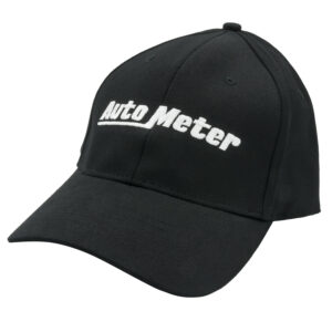 AUTOMETER Hat, Nu-Fit Small-Medium, Black, 'Corporate'