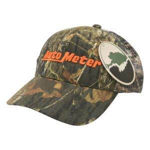 AUTOMETER Hat, Mesh Back W/Velcro, Hunting Camo, Blaze Orange 'Autometer'