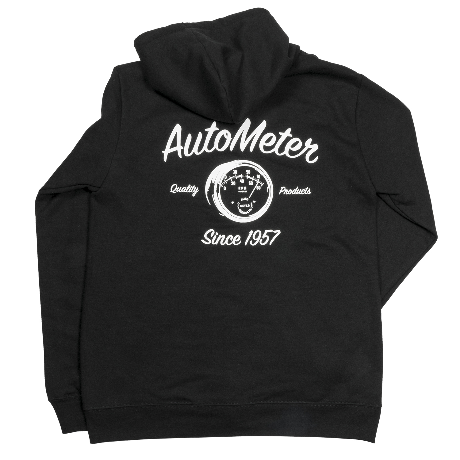 AUTOMETER Zip Hoodie, Adult Xxxlarge, Black, 'Vintage' - Image 4