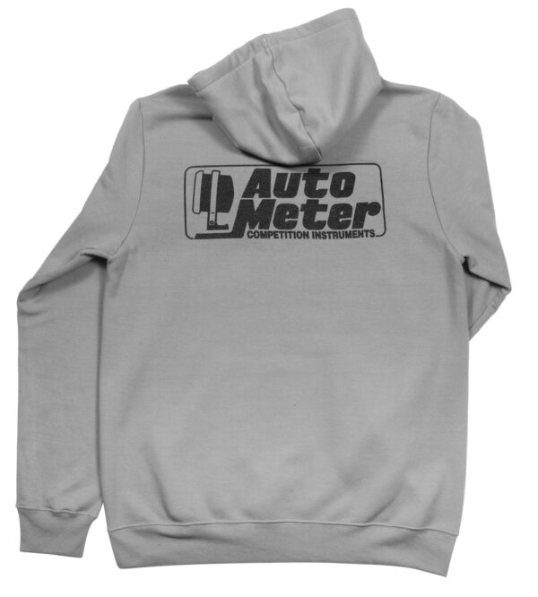 AUTOMETER Pullover Hoodie, Adult Xlarge, Gray, 'Competition' - Image 4