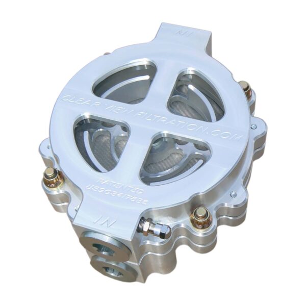 CLEAR VIEW 6 Inch Dry Sump #16 Port 115 Micron