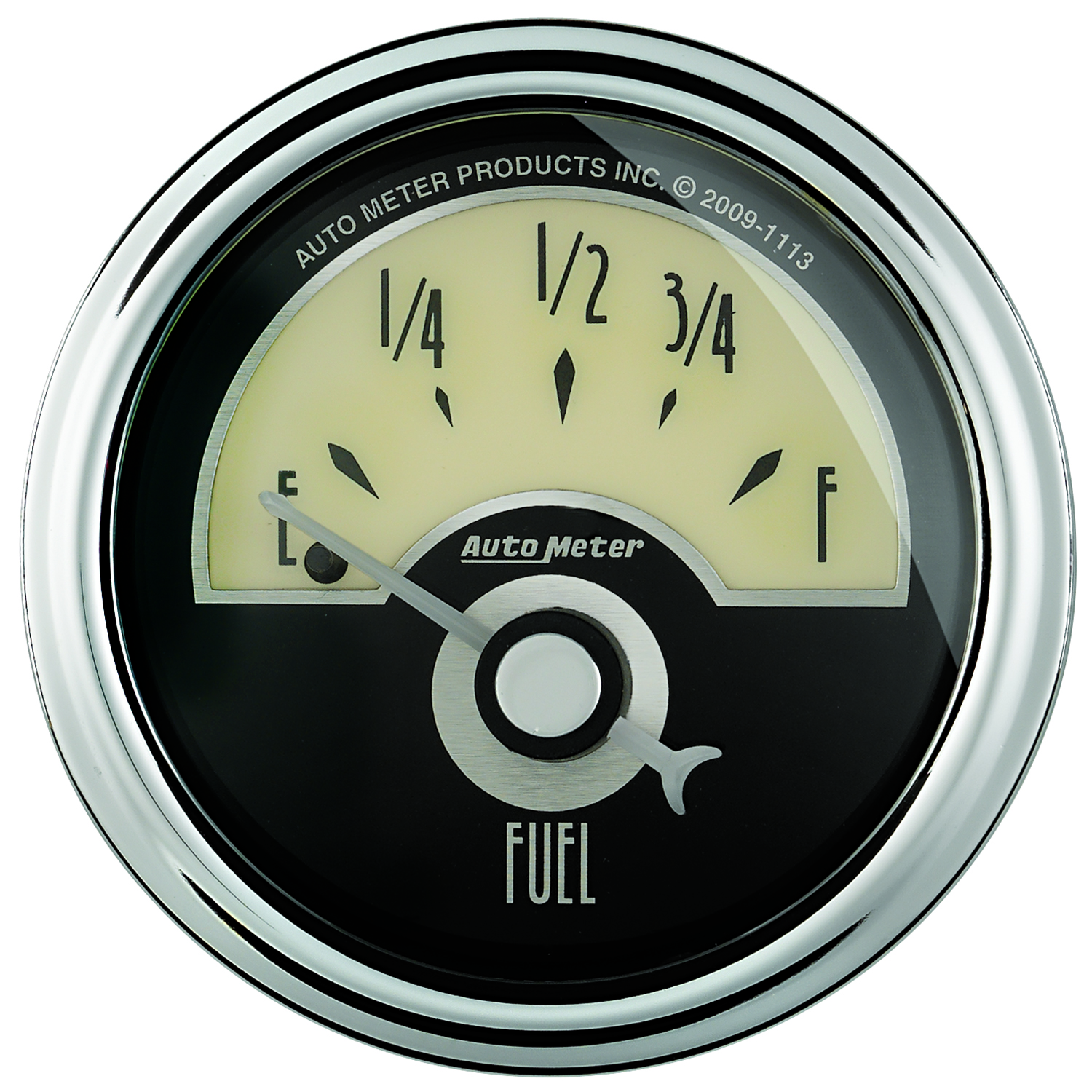 AUTOMETER Fuel Level Gauge 2 1/16", 0&deg; To 90&deg;F, Elec, Cruiser Ad