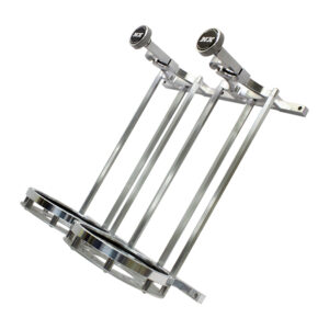 NITROUS EXPRESS Stand Up Dual Billet Bottle Bracket For 10lb Bottle (Flat Mount)
