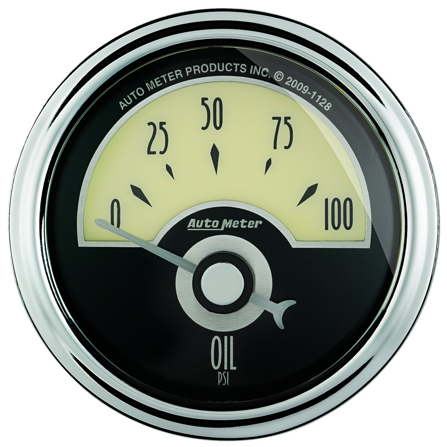 AUTOMETER Oil Pressure Gauge 2 1/16", 100PSI, Elec, Cruiser Ad