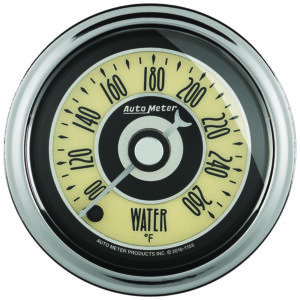 AUTOMETER Water Temperature Gauge 2 1/16", 260°f, Digital Stepper Motor, Cruiser Ad