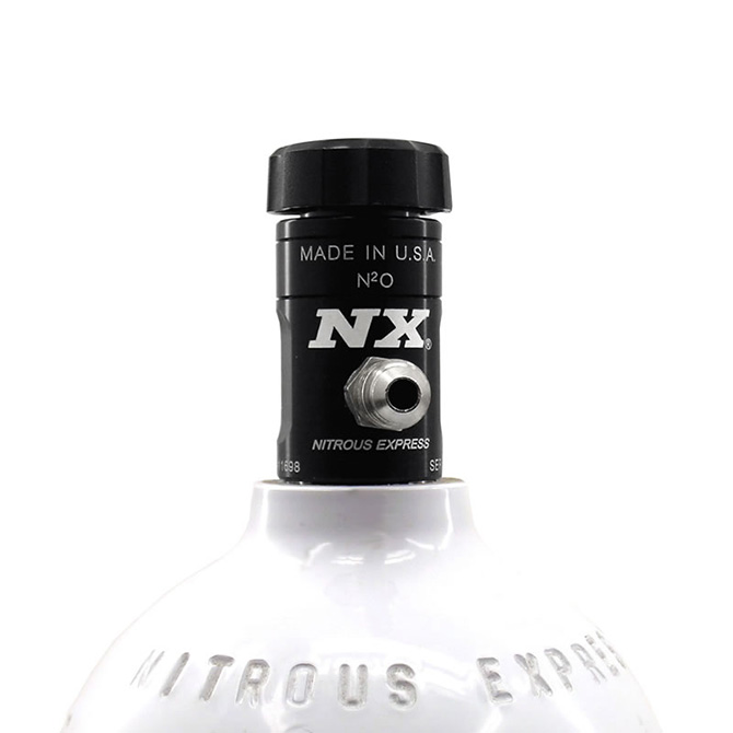 NITROUS EXPRESS Billet Alum. M/C Bottle Valve 3/4" Thread W/ O-Ring
