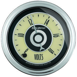 AUTOMETER Voltmeter Gauge 2 1/16", 18V, Digital Stepper Motor, Cruiser Ad