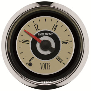 AUTOMETER Voltmeter Gauge 2 1/16", 18V, Digital Stepper Motor, Cruiser