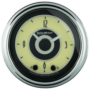 AUTOMETER Clock Gauge 2 1/16", 12hr, Analogue, Cruiser Ad