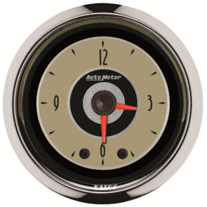 AUTOMETER Clock Gauge 2 1/16", 12hr, Analogue, Cruiser
