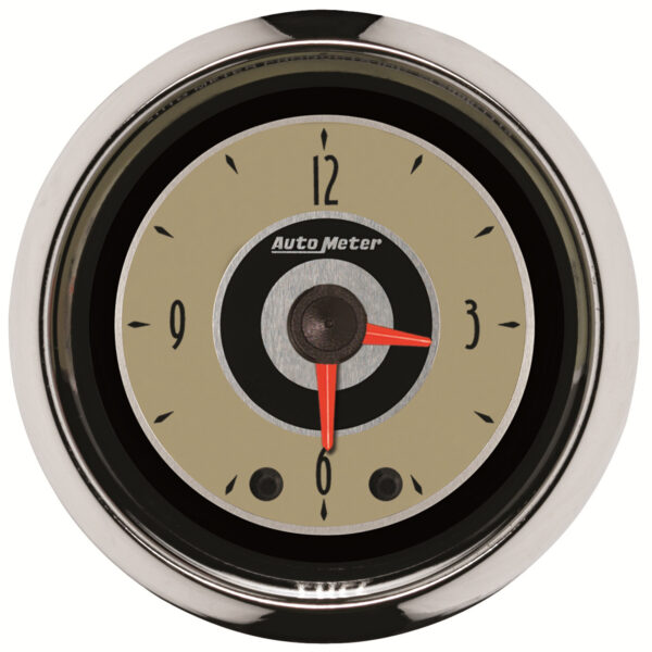 AUTOMETER Clock Gauge 2 1/16", 12hr, Analogue, Cruiser