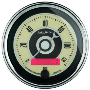 AUTOMETER Speedometer Gauge 3 3/8", 120MPH, Elec. Programmable, Cruiser Ad