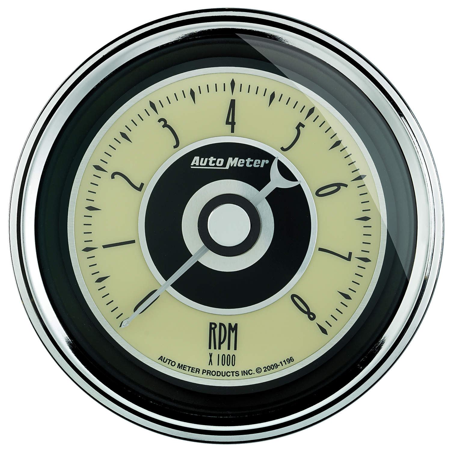 AUTOMETER Tachometer Gauge 3 3/8", 8K RPM, In-Dash, Cruiser Ad