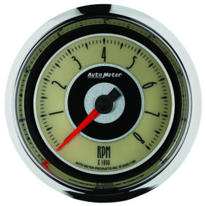 AUTOMETER Tachometer Gauge 3 3/8", 8K RPM, In-Dash, Cruiser
