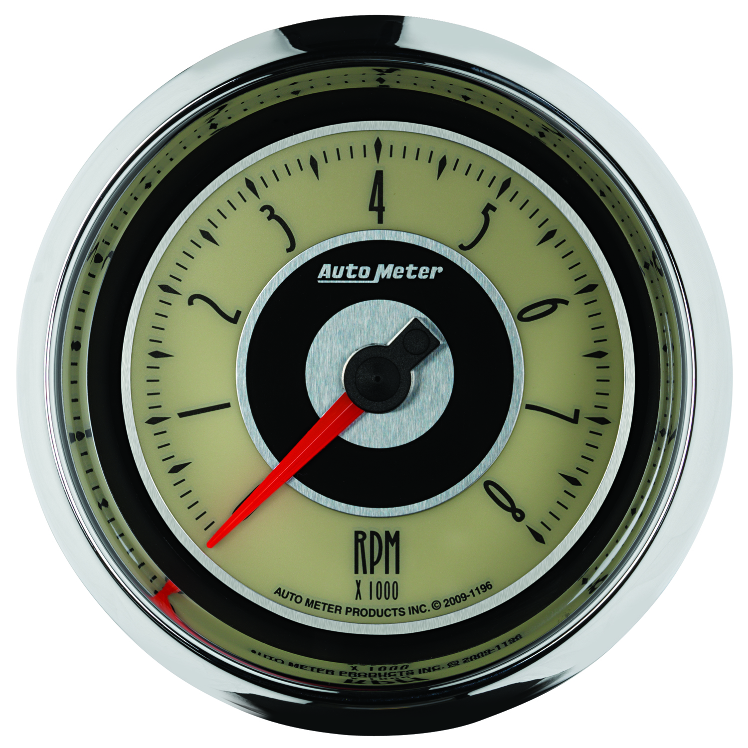 AUTOMETER Tachometer Gauge 3 3/8", 8K RPM, In-Dash, Cruiser