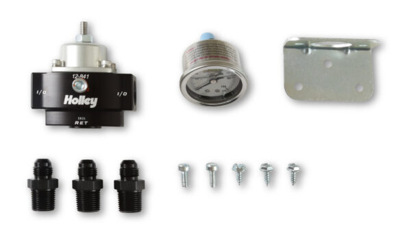 HOLLEY 12-841 Regulator Kit, Gauge And Fittings