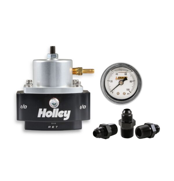 HOLLEY 12-880 Regulator Kit, Gauge And Fittings