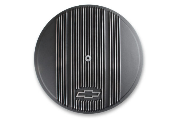 HOLLEY Bowtie Air Cleaner, Finned,14XL4 Prem Black