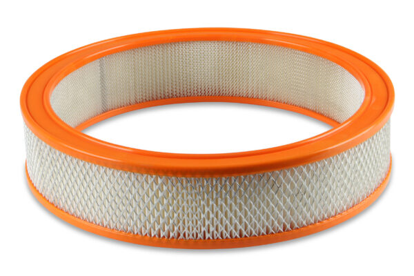 HOLLEY 14XL3 Paper Air Filter W/Orange Rubber Ri