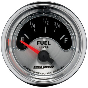 AUTOMETER Fuel Level Gauge 2 1/16", 0° To 90°F, Elec, American Muscle