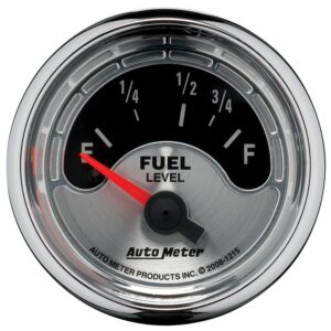 AUTOMETER Fuel Level Gauge 2 1/16", 73° To 10°F, Elec, American Muscle
