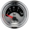 AUTOMETER Oil Pressure Gauge 2 1/16", 100PSI, Elec, American Muscle
