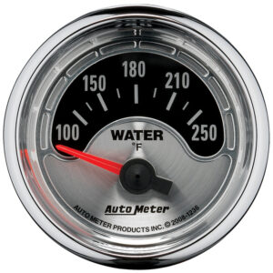 AUTOMETER Water Temperature Gauge 2 1/16", 250°f, Elec, American Muscle