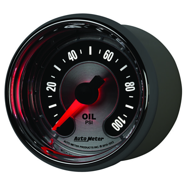 AUTOMETER Oil Pressure Gauge 2 1/16", 100PSI, Digital Stepper Motor, American Muscle - Image 3