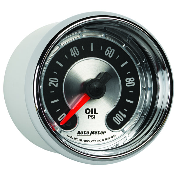 AUTOMETER Oil Pressure Gauge 2 1/16", 100PSI, Digital Stepper Motor, American Muscle - Image 4