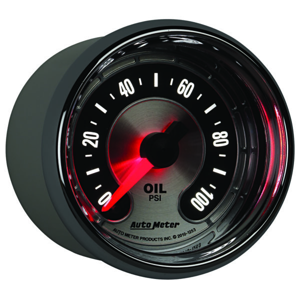 AUTOMETER Oil Pressure Gauge 2 1/16", 100PSI, Digital Stepper Motor, American Muscle - Image 5