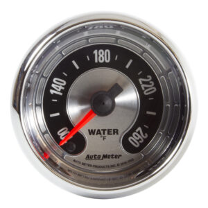 AUTOMETER Water Temperature Gauge 2 1/16", 260°f, Digital Stepper Motor, American Muscle