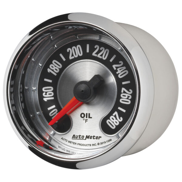 AUTOMETER Oil Temperature Gauge 2 1/16", 280°f, Digital Stepper Motor, American Muscle - Image 2