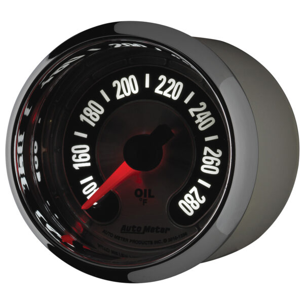 AUTOMETER Oil Temperature Gauge 2 1/16", 280°f, Digital Stepper Motor, American Muscle - Image 3