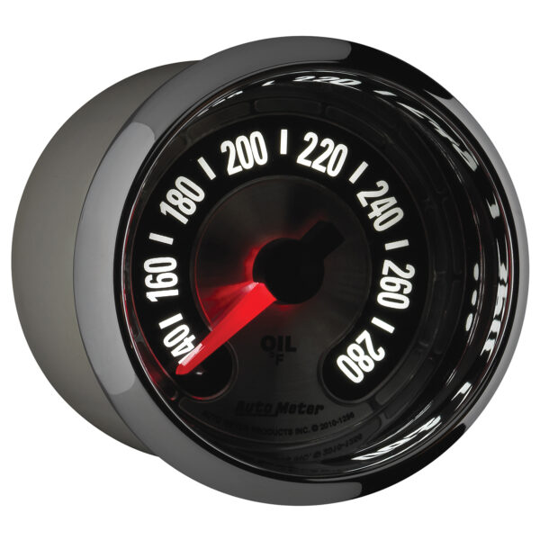 AUTOMETER Oil Temperature Gauge 2 1/16", 280°f, Digital Stepper Motor, American Muscle - Image 6