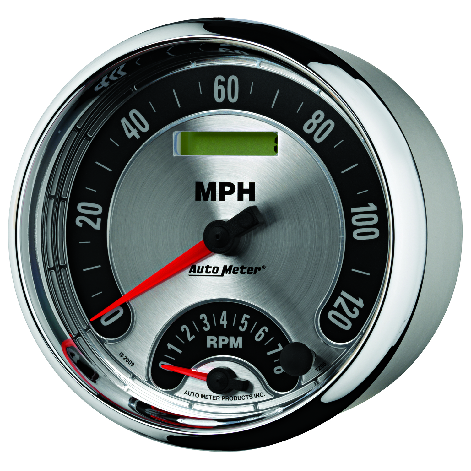 AUTOMETER Tacho/Speedo Gauge 5", 160MPH & 8K RPM, Elec. Program., American Muscle - Image 2