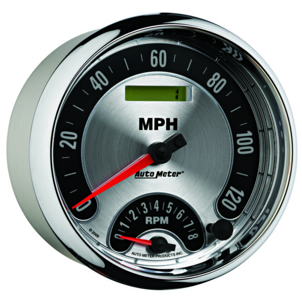 AUTOMETER Tacho/Speedo Gauge 5", 160MPH & 8K RPM, Elec. Program., American Muscle - Image 5