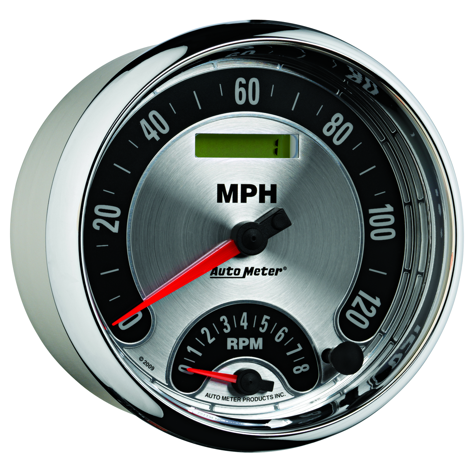 AUTOMETER Tacho/Speedo Gauge 5", 160MPH & 8K RPM, Elec. Program., American Muscle - Image 5