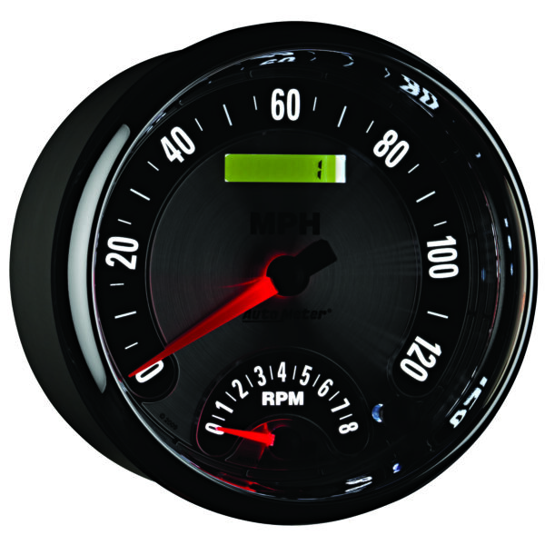 AUTOMETER Tacho/Speedo Gauge 5", 160MPH & 8K RPM, Elec. Program., American Muscle - Image 6