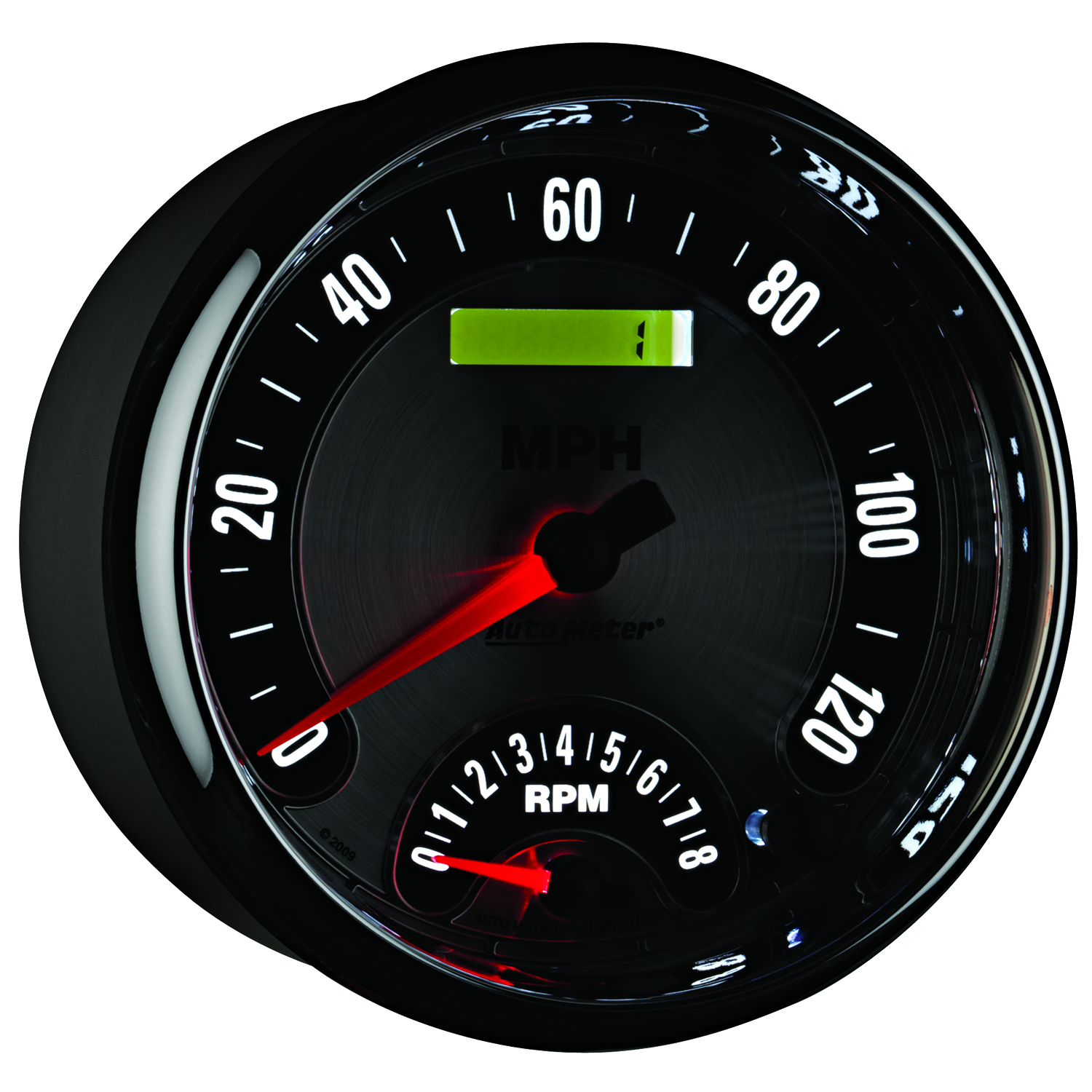 AUTOMETER Tacho/Speedo Gauge 5", 160MPH & 8K RPM, Elec. Program., American Muscle - Image 6