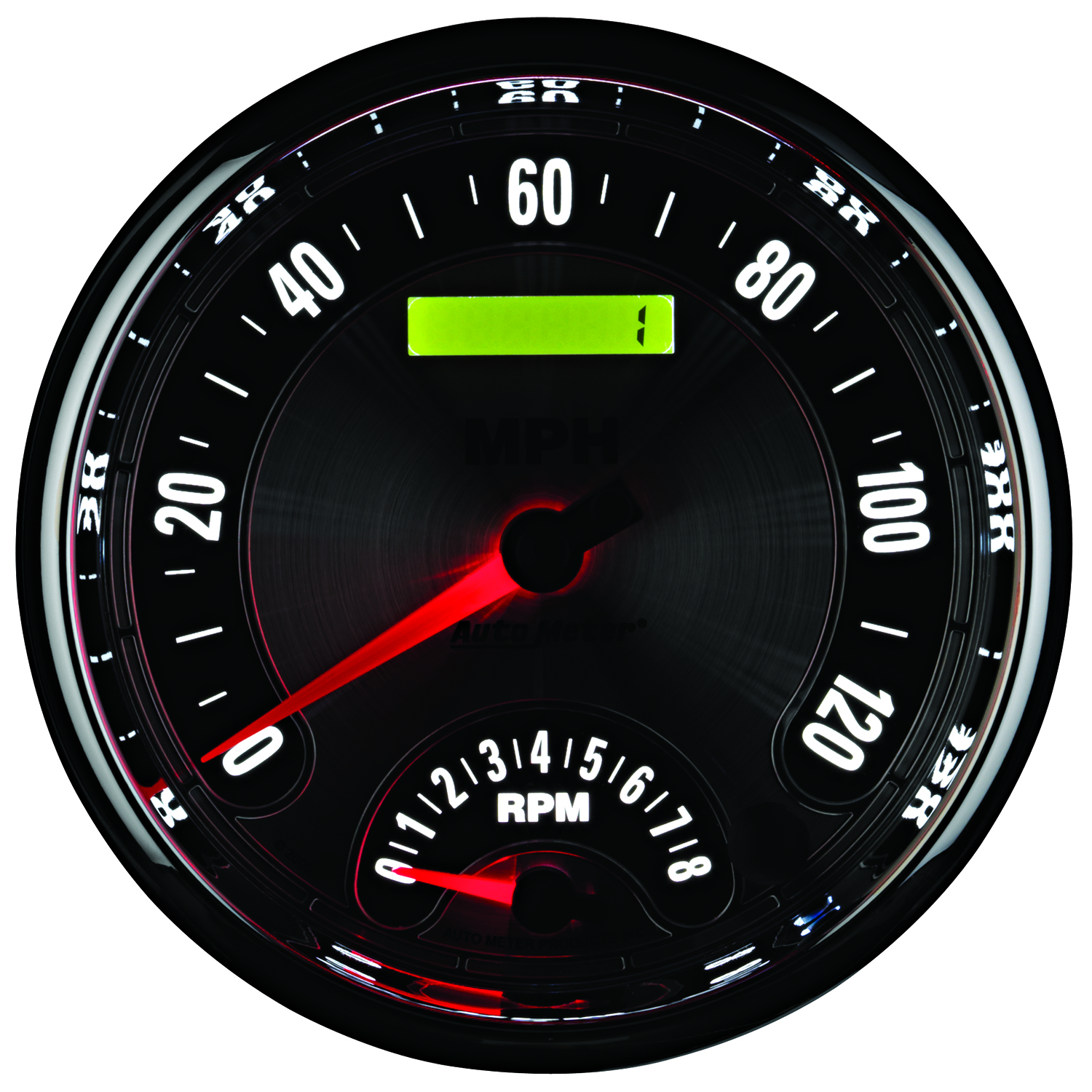 AUTOMETER Tacho/Speedo Gauge 5", 160MPH & 8K RPM, Elec. Program., American Muscle - Image 4