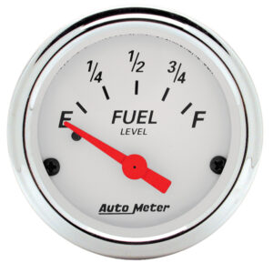 AUTOMETER Fuel Level Gauge 2 1/16", 0°F To 90°F, Elec, Arctic White