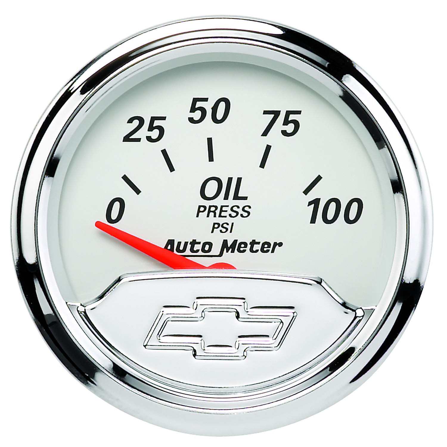 AUTOMETER 5pc Gauge Kit 3 1/8" & 2 1/16", Mech. Speedo., Chevrolet Heritage Bowtie - Image 2