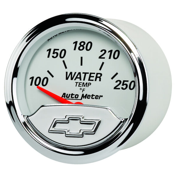 AUTOMETER Water Temperature Gauge 2 1/16", 250°f, Elec, Chevrolet Heritage Bowtie - Image 2