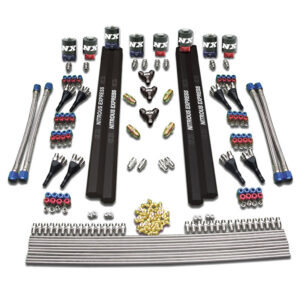 NITROUS EXPRESS 8-Cyl Sx2 Nozzle Intake Plumbing Kit (Incl. All Necessary Hardware)